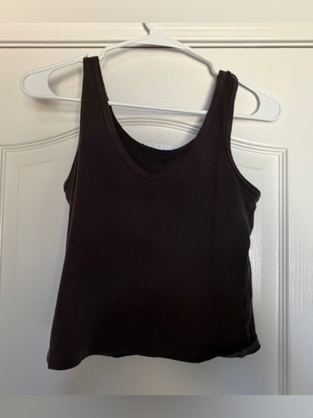 Brandy Melville Black V-Neck Tank Top